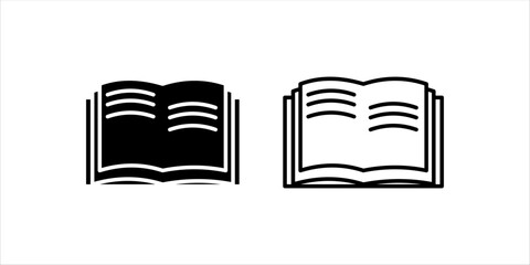 open book with lightbulb, concept new knowledge, creative idea, vector illustration on white background.