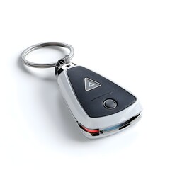 Navigate Your Vehicle with a Triangular Smart Key Fob Featuring LED Indicator and Ergonomic Grip