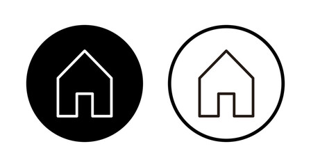 House icon logo design. Home sign and symbol
