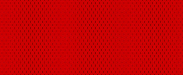 Bright Red Hockey Jersey Mesh Texture Seamless Vector Pattern. Sports Background. Athletic Mesh Fabric Close-Up. Breathable and Moisture Wicking Sportswear Textile.