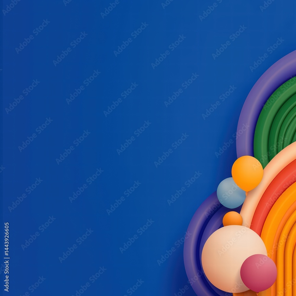 Poster colorful abstract background with swirling patterns and bold hues creating a dynamic visual experien