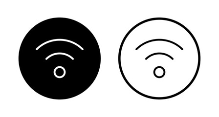 Wifi icon logo design. signal sign and symbol. Wireless  icon