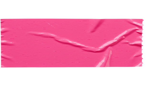 A close up of a wrinkled piece of pink tape against a black background in a horizontal format fabric, wrinkled, texture, folded, cloth, material, seamless, crushed, pattern, design