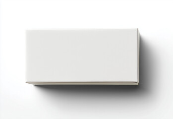 Mockup Chocolate Packaging Box on White Background for Product Presentation