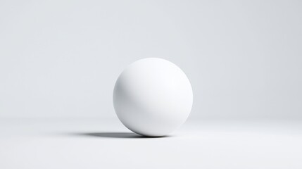 White Sphere Minimalist Studio High-resolution Lighting Centered Single Shot Perfect Balance Neutral Background Clean Minimalist Design Ideal for Mockups extra details included