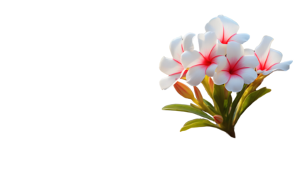 Stunning White Pink Yellow Adenium Flower on Rocky Ground - Professional Nature Photography