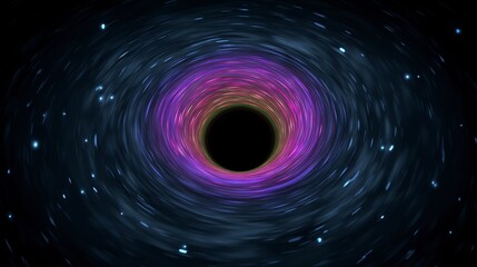 Cosmic Black Hole  Galaxy  Nebula  Space  Astronomy  8K