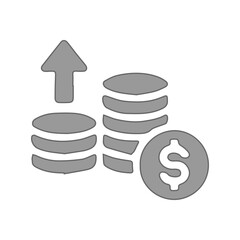 grey dolar earnings icon
