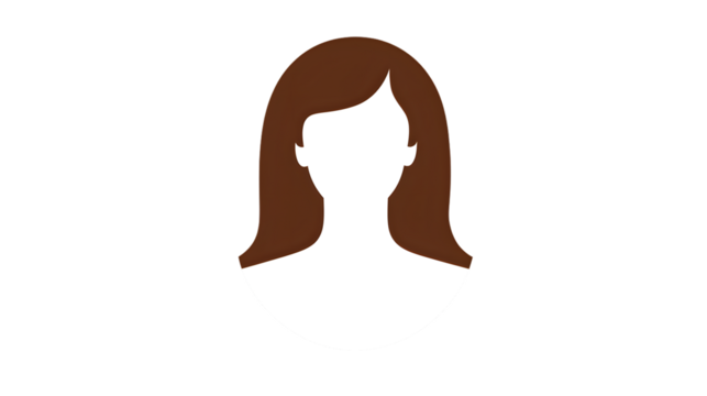 Professional Woman Glyph Flat Symbol White Icon for Websites and Applications - Powered by Adobe