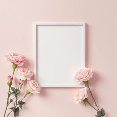 사랑스러운 핑크 꽃 프레임 디자인
Lovely Pink Flower Frame Design
