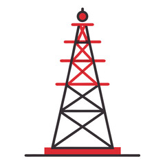 Mast icon isolated on white background