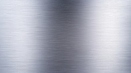 A brushed metal surface with a smooth, reflective texture and subtle gradient lighting.