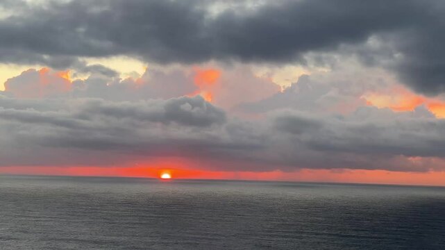 sunset over the river in sydney