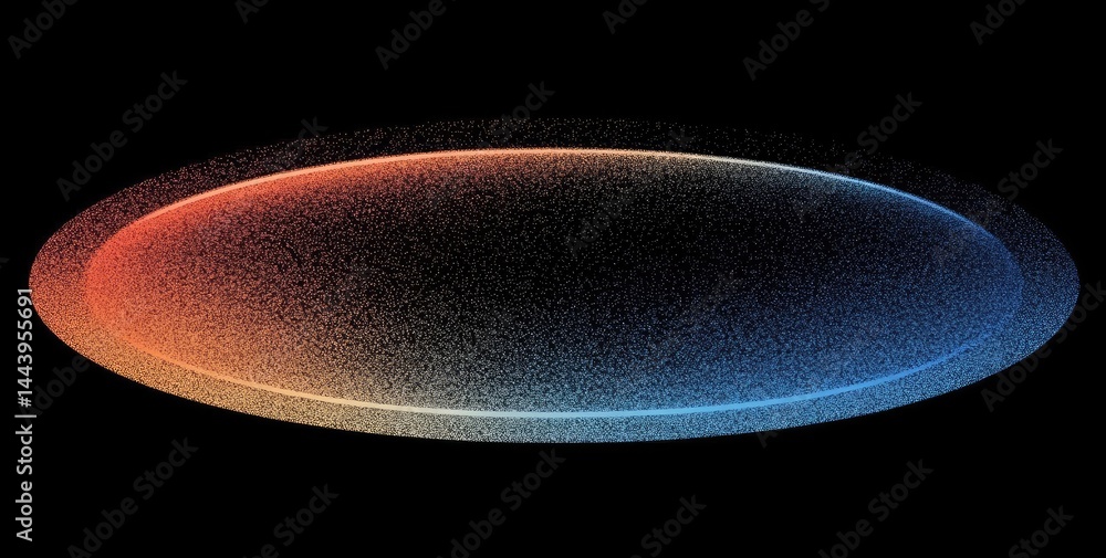 Poster abstract representation of a vibrant. swirling color gradient. showcasing a blend of orange. blue. a