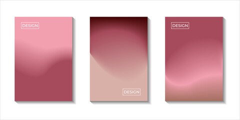 Fototapeta premium Abstract minimal templates in dusty pink and warm blush tones, perfect for visual identity, ads, or portfolio covers.