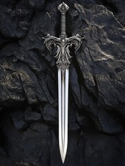 A stunning image of beautiful fantasy sword.