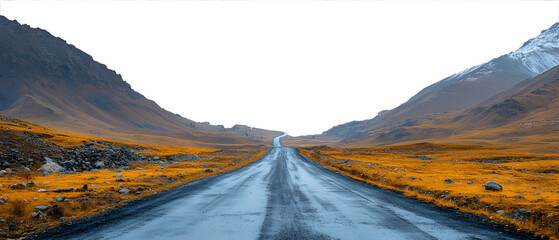 mountain road in the mountains