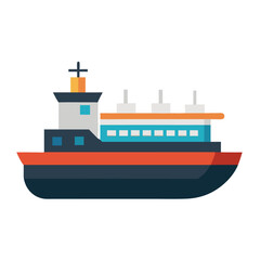 Obraz premium Oil tanker icon on white background