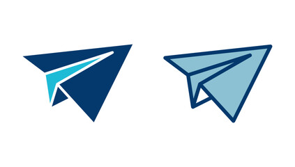 Plane icon vector isolated on white background. Aeroplane vector icon. Flight transport symbol. Travel element illustration. Holiday symbol. Airplane