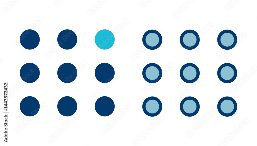 Aufkleber menu icon vector isolated on white background. web menu icon