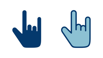 Hand icon vector isolated on white background. Hand gesture. hand stop