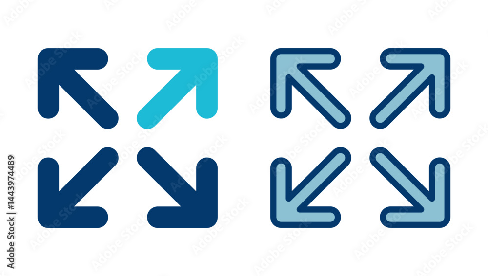 Poster fullscreen icon vector isolated on white background. expand to full screen icon. fullscreen sign ico