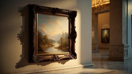 A vibrant mural adorns the wall, showcasing a stunning blend of colors and intricate designs that captivate onlookers.