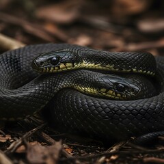 Fototapeta premium close up of a snake