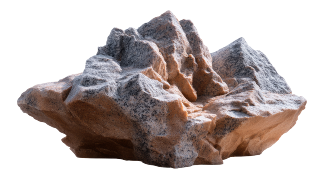 Rough and Rugged Mountain Rock: A striking and captivating visual of a detailed rock formation, showcasing raw texture and robust earth tones. 
