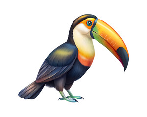 toucan isolate transparent background