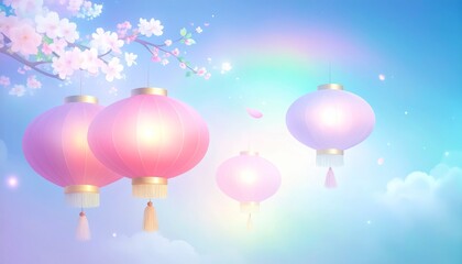 Obraz premium Chinese New Year background. Gong Xi Fa Cai ornaments