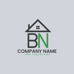 Modern Real Estate Alphabet Logo House Icons