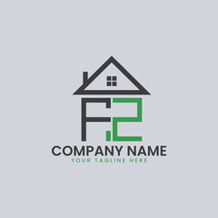 Modern Real Estate Alphabet Logo House Icons