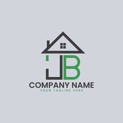Modern Real Estate Alphabet Logo House Icons