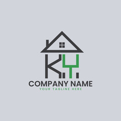 Modern Real Estate Alphabet Logo House Icons