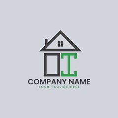 Modern Real Estate Alphabet Logo House Icons