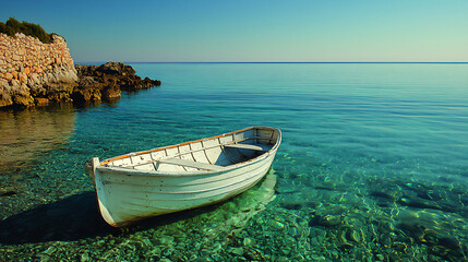 Naklejka premium summer's quiet reflection,