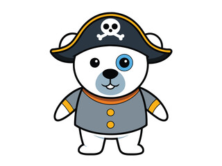 Naklejka premium Caped Crusader Hamster