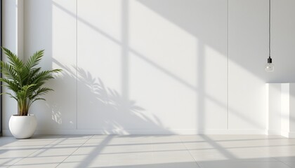 simple white wall with faint grid pattern and product space