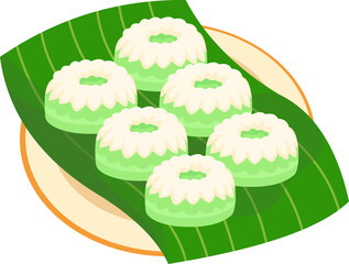 Illustration of Local Indonesian Food