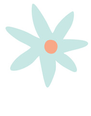Simple flower illustration