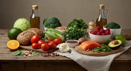 Healthy Eating: A Vibrant Selection of Fresh Food