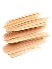 Swipes of light beige foundation showcasing its creamy texture and smooth application