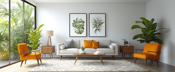 Modern Tropical Living Room (1)