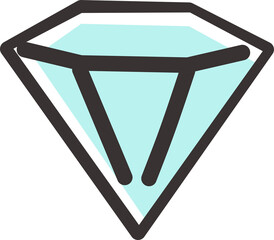 diamond icon vector illustration