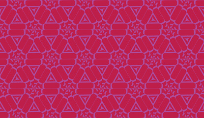 Vector Seamless pattern in geometric style. Triangles, lines. Modern elegant background. For your design.