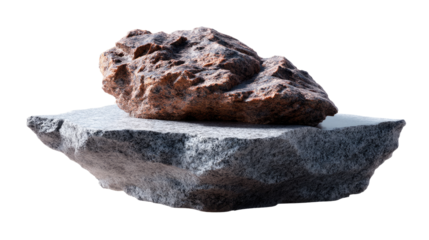 Sculpted Stones: A carefully arranged composition of raw, weathered stone and sculpted rock, creating a striking image of texture and form.