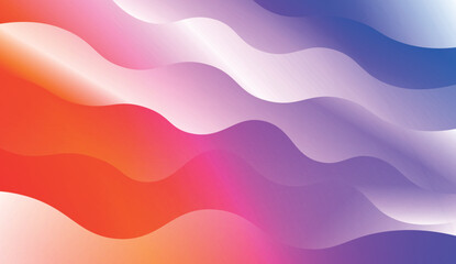 Modern Background With Dynamic Effect. For Futuristic Ad, Booklets. Vector Illustration with Color Gradient.