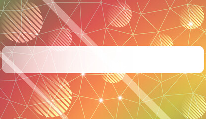 Decorative background with triangles, line, circle, space for text. Decorative design For interior wallpaper, smart design, fashion print. Vector illustration.