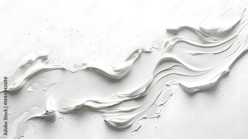 Poster artistic texture of white paint on horizontal surface abstract background minimalist style modern de